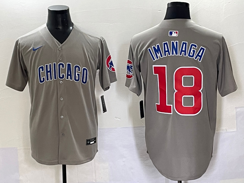 Men's Chicago Cubs Shota Imanaga #18 Gray Limited Jersey